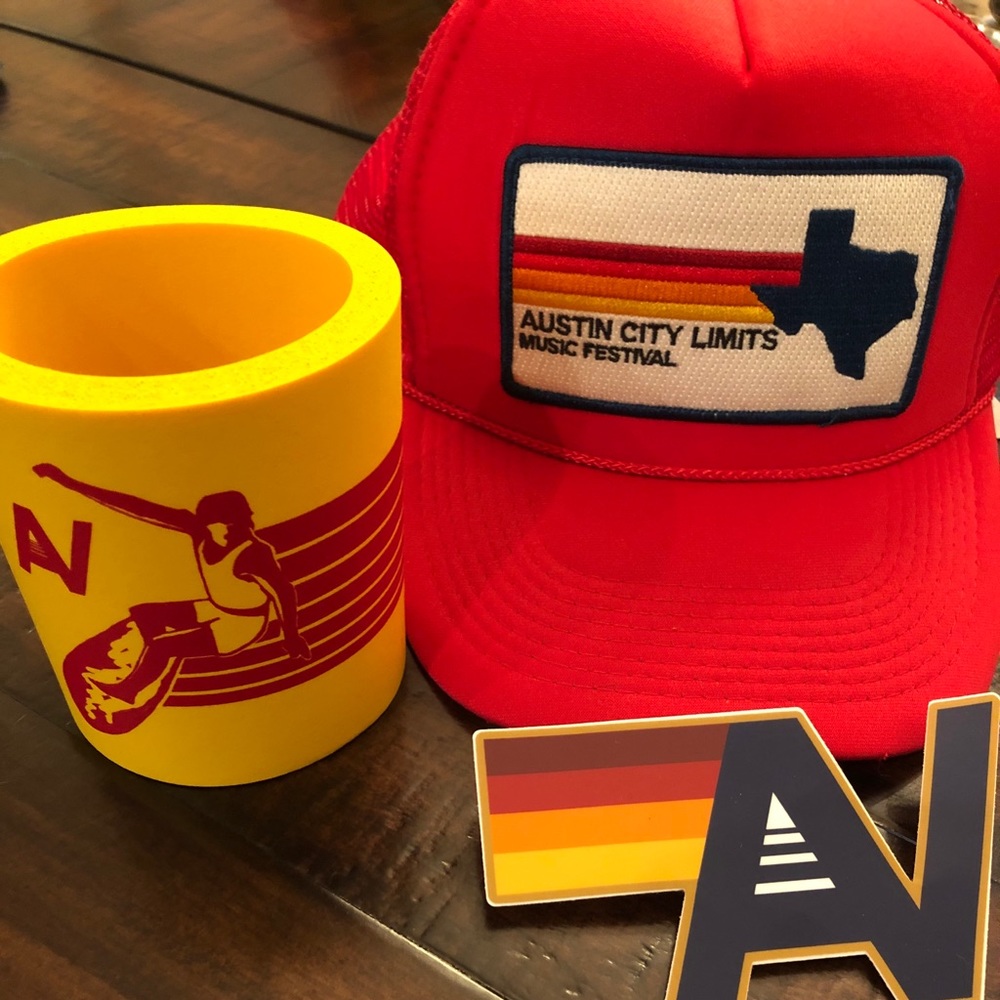NWT .Rare Aviator Nation Austin trucker.